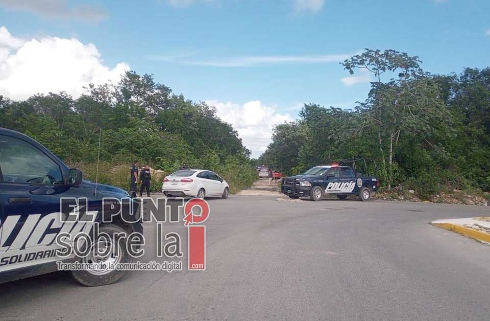 En Playa del Carmen encuentran envuelto con una sábana un cuerpo que sería de una mujer