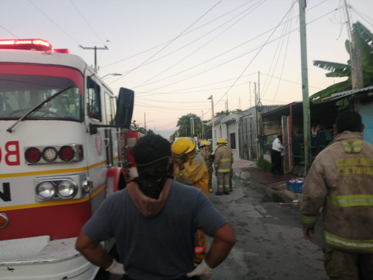 Estalla tanque de gas en Chetumal