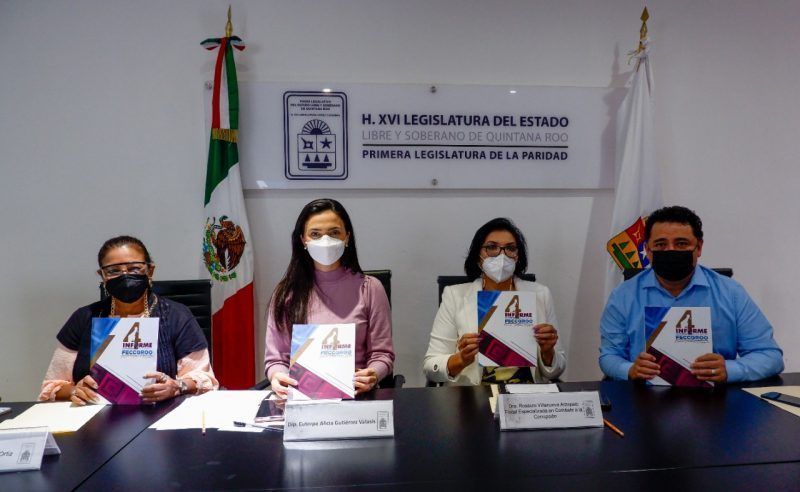 Recibe XVI Legislatura cuarto informe de actividades de la Fiscalía Anticorrupción