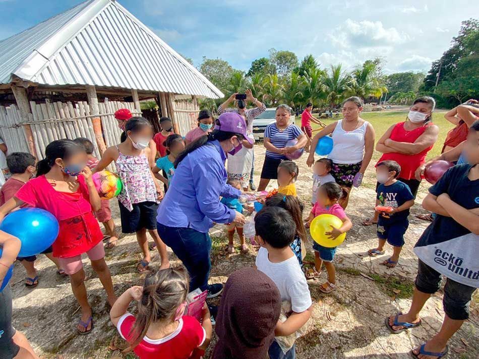 Fundación apoya a 300 niños de Felipe Carrillo Puerto regalándoles juguetes en buen estado
