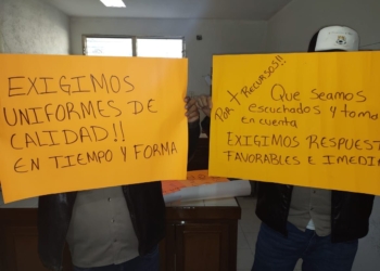 Personal de Vectores se manifiestan, exigen insumos