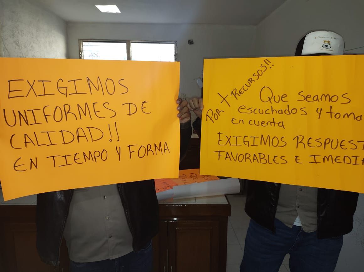 Personal de Vectores se manifiestan, exigen insumos