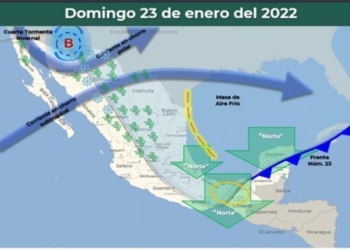 Descenderá la temperatura en Quintana Roo por un nuevo frente frío