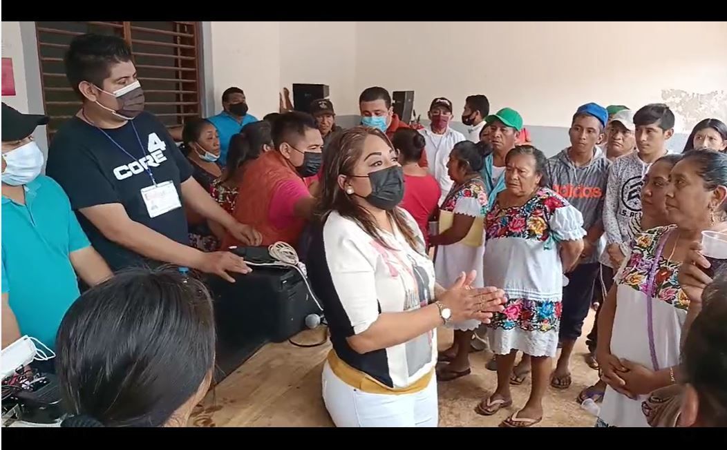 Retienen a Celina Caamal Jiménez en comunidad de  Sabán 