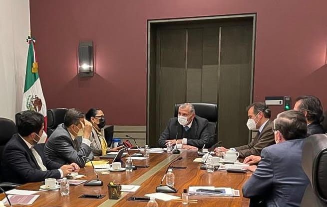 Se reúnen titulares de Gobernación, INE y SSPC para abordar agenda electoral 2022