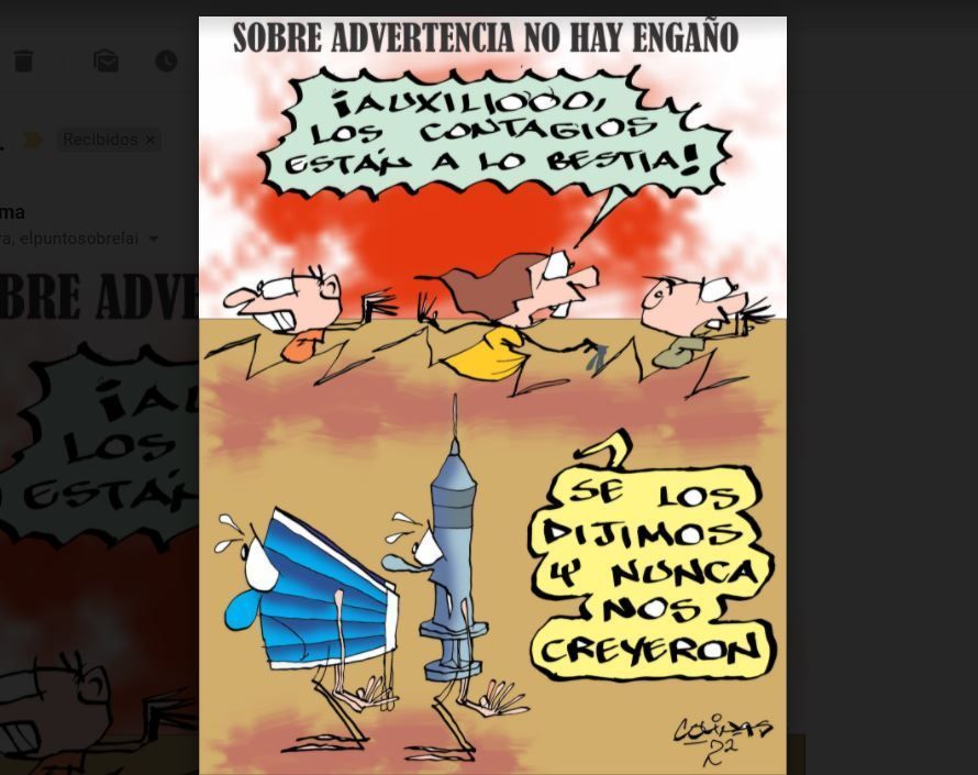 COLINAS: Sobre advertencia no hay engaño
