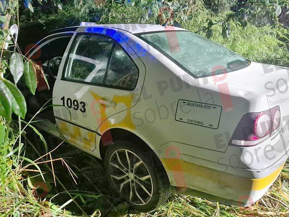 Hallan el vehículo no así al taxista, desaparecido desde el pasado domingo en Chetumal
