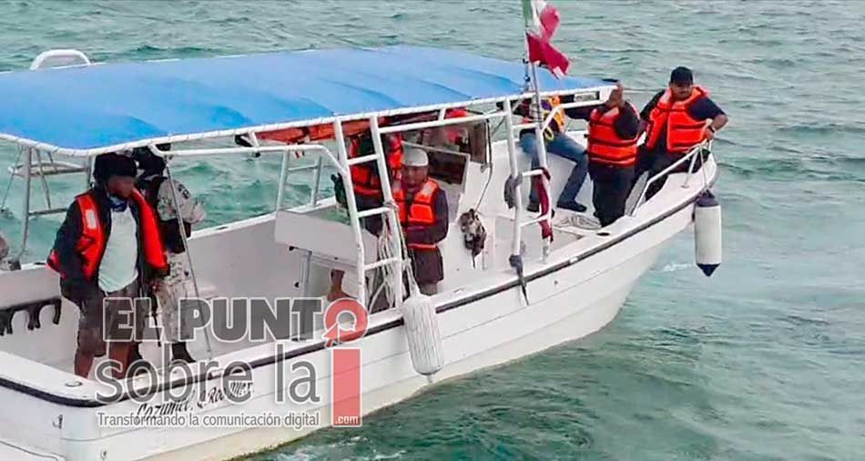 Hallan sin vida a una persona extraviada al hundirse una embarcación en Cozumel