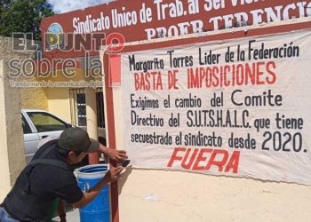 Sindicalizados del Ayuntamiento de Lázaro Cárdenas piden destitución de líder que se aferra al cargo alegando pandemia