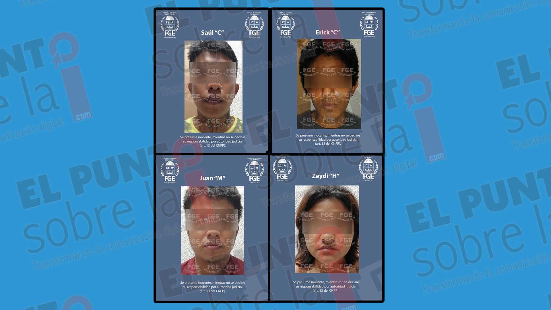 Vinculan a proceso a tres hombres y una mujer por homicidio calificado