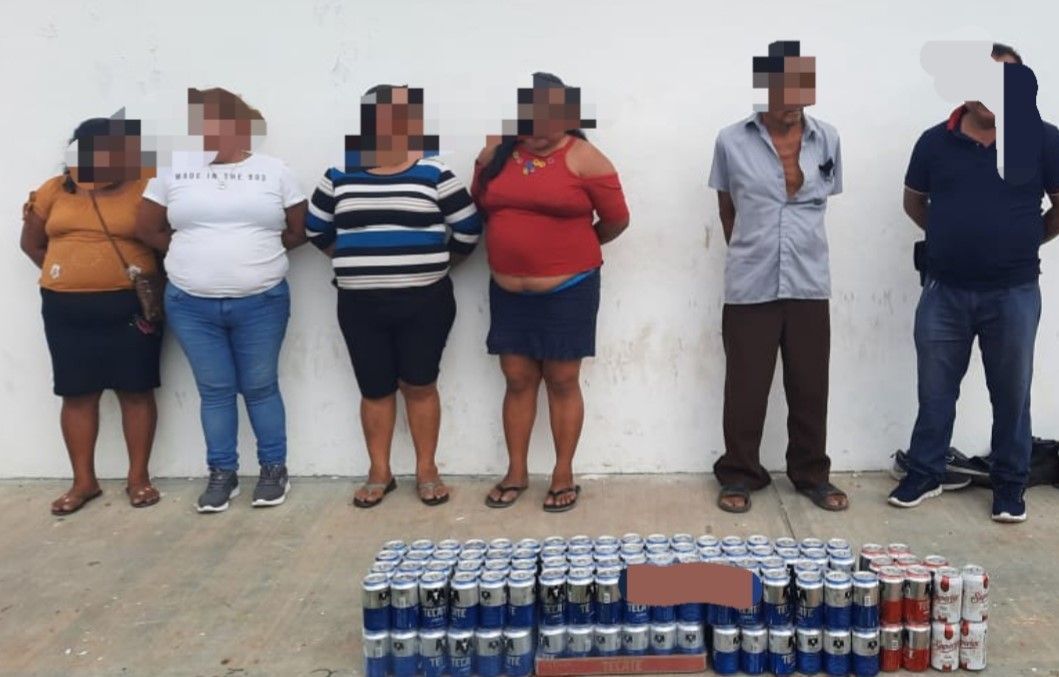 Frenan venta ilegal de bebidas alcohólicas que se realizaba cerca del corazón de la ciudad