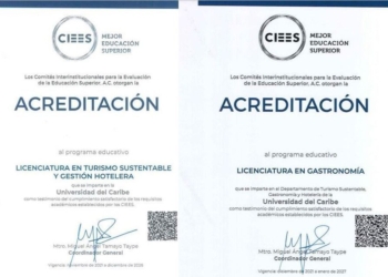 Dos licenciaturas de la Unicaribe, reacreditadas en la categoría más alta