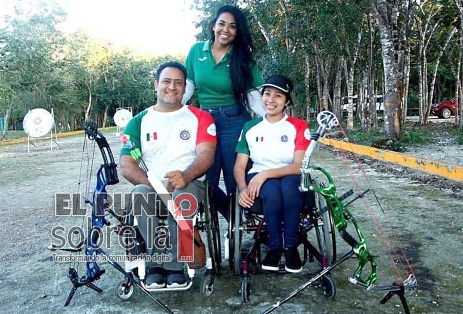 Los arqueros Lya Sánchez y Omar Echeverría confían en destacar en el Mundial de Dubái