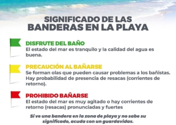 Por condiciones meteorológicas costas de Tulum no aptas para nadar
