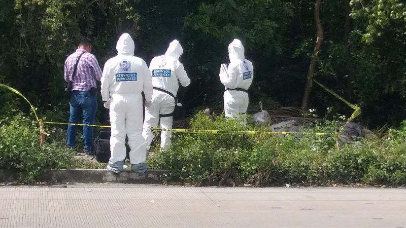 Encuentran cabeza humana tirada en predio cerca a transitada glorieta en Cancún