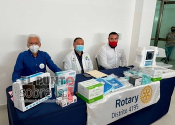 Rotarios locales junto con clubes de Alemania y Estados Unidos entregan insumos y equipo médico al Hospital General de Cancún