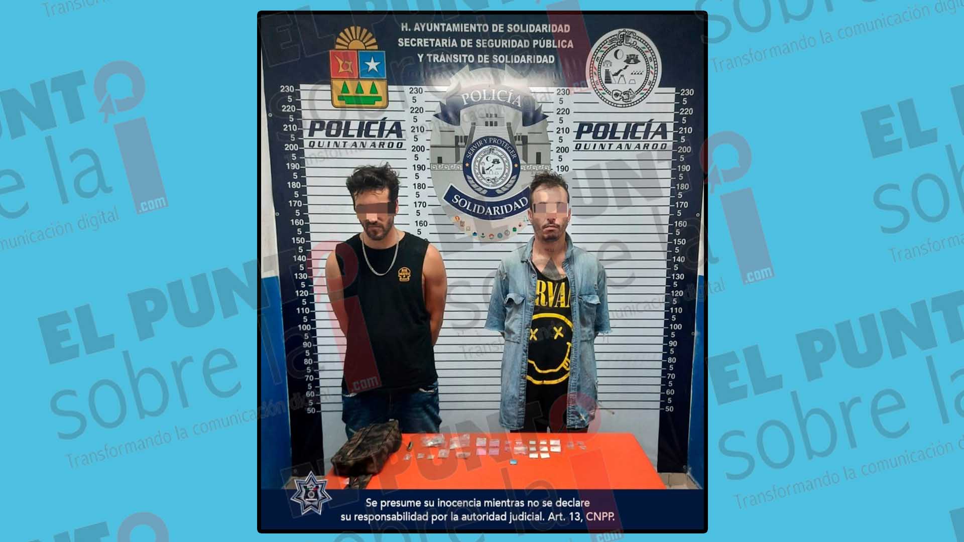 Dos detenidos, entre ellos un argentino, que ofrecían amplia variedad de drogas