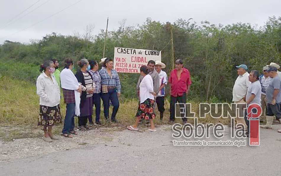 Ejidatarios del sur de Quintana Roo instalan caseta de cobro en zona arqueológica