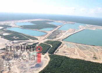 Desde noviembre de 2000 el gobierno federal aprobó la explotación de piedra caliza en Playa del Carmen