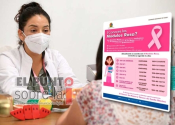 Implementan en Quintana Roo los módulos rosas para detectar el cáncer de mama y cervicouterino