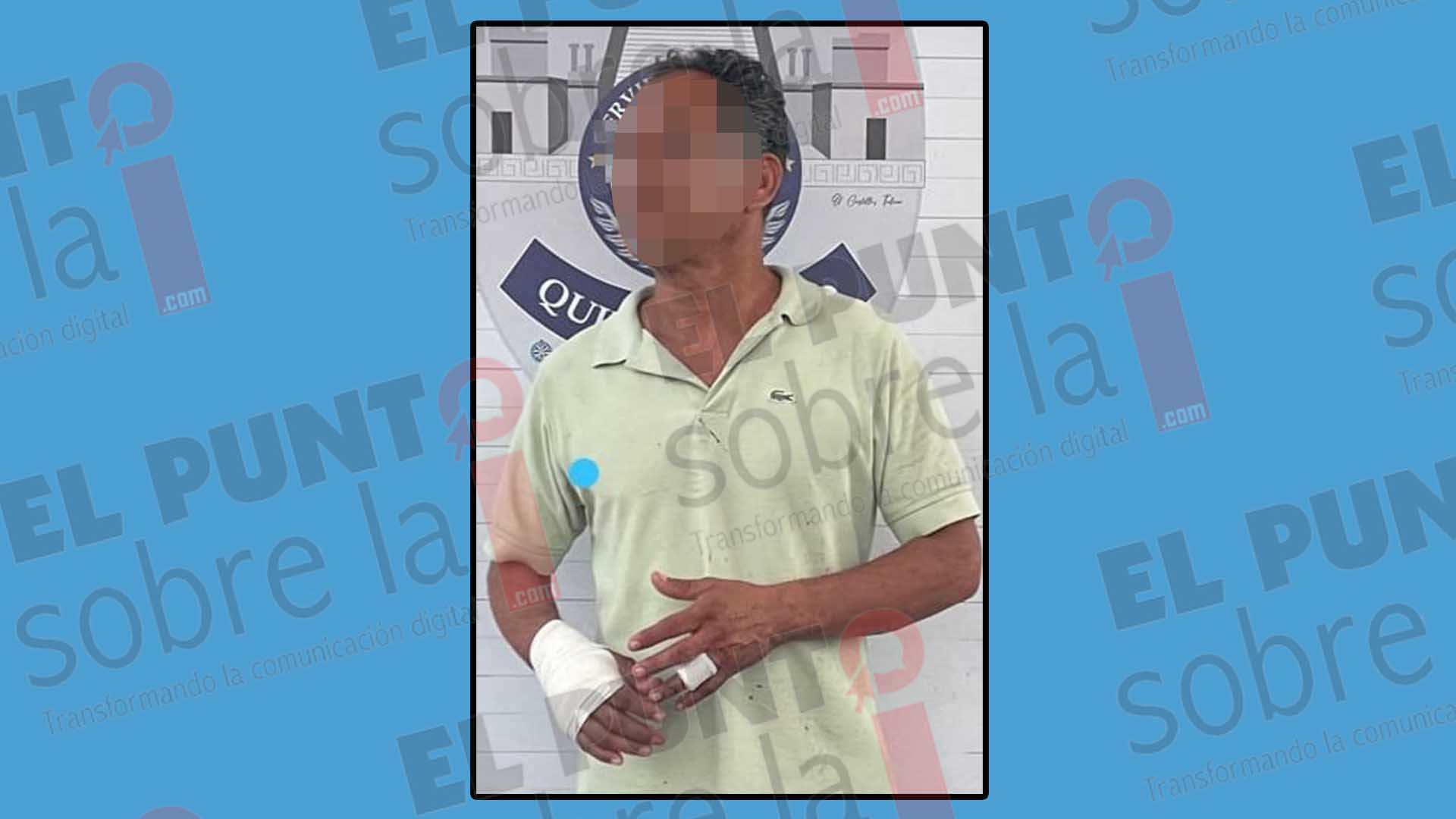 Detienen en Cancún a sujeto que agredía a su pareja e hija