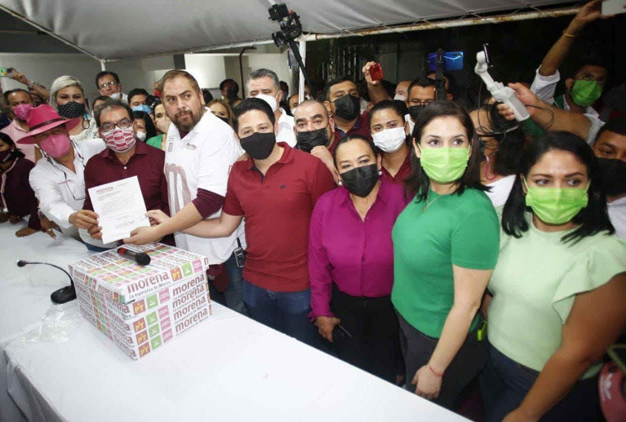 Se registran los candidatos a diputados locales por Morena