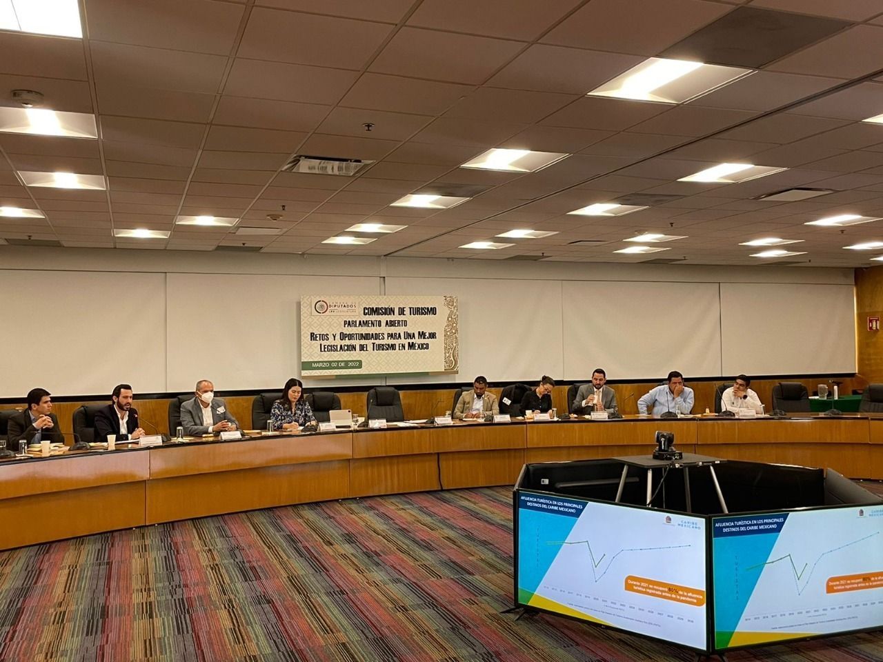 Secretaría de Turismo de Quintana Roo, representada en parlamento de la Cámara de Diputados
