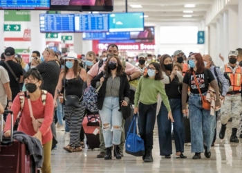El aeropuerto de Cancún, con 532 operaciones y una conexión con seis países de Sudamérica
