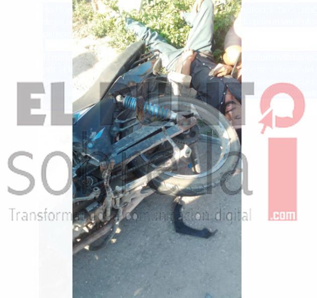 Motociclista atropellado en Sacxan