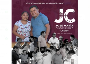 José María Chacón, un chapulín que volverá a pedir el apoyo del pueblo sin haberles cumplido