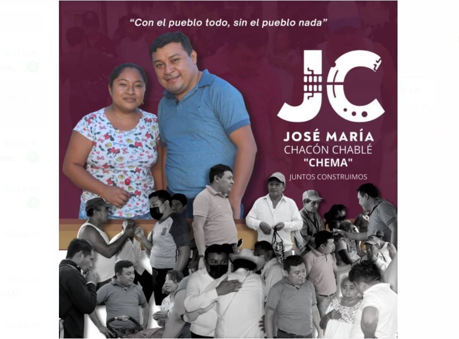 José María Chacón, un chapulín que volverá a pedir el apoyo del pueblo sin haberles cumplido