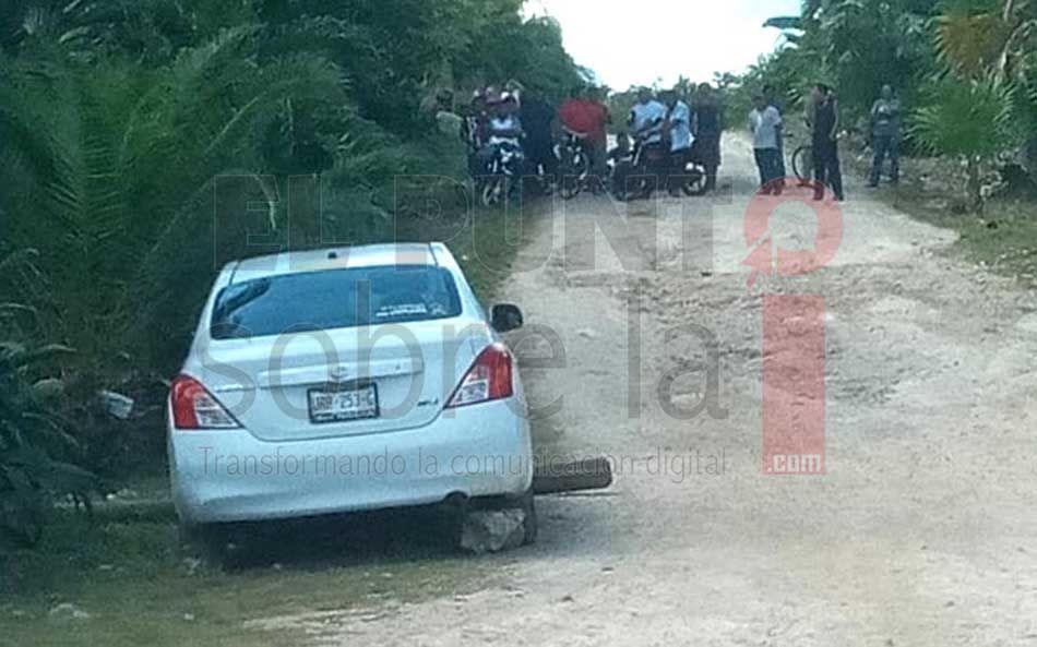 Habitantes de comunidad maya liberan a vehículo oficial retenido, tras llegar a un acuerdo con el Gobierno del Estado