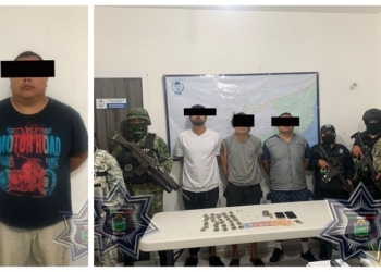 ASESTAN DURO GOLPE AL NARCO EN TULUM: 12 detenidos con 1,900 dosis de droga