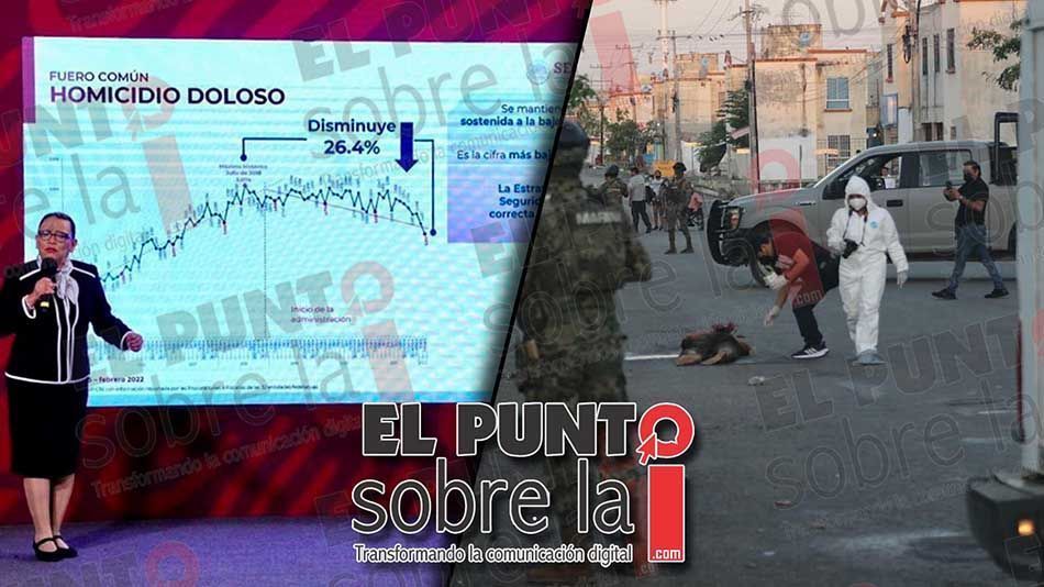 Gobierno Federal destaca a febrero con la menor cifra de homicidios dolosos en cinco años