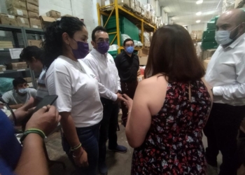 Miguel Ángel Van-Dick Puga, lleva a cabo recorridos en todas las áreas de trabajo