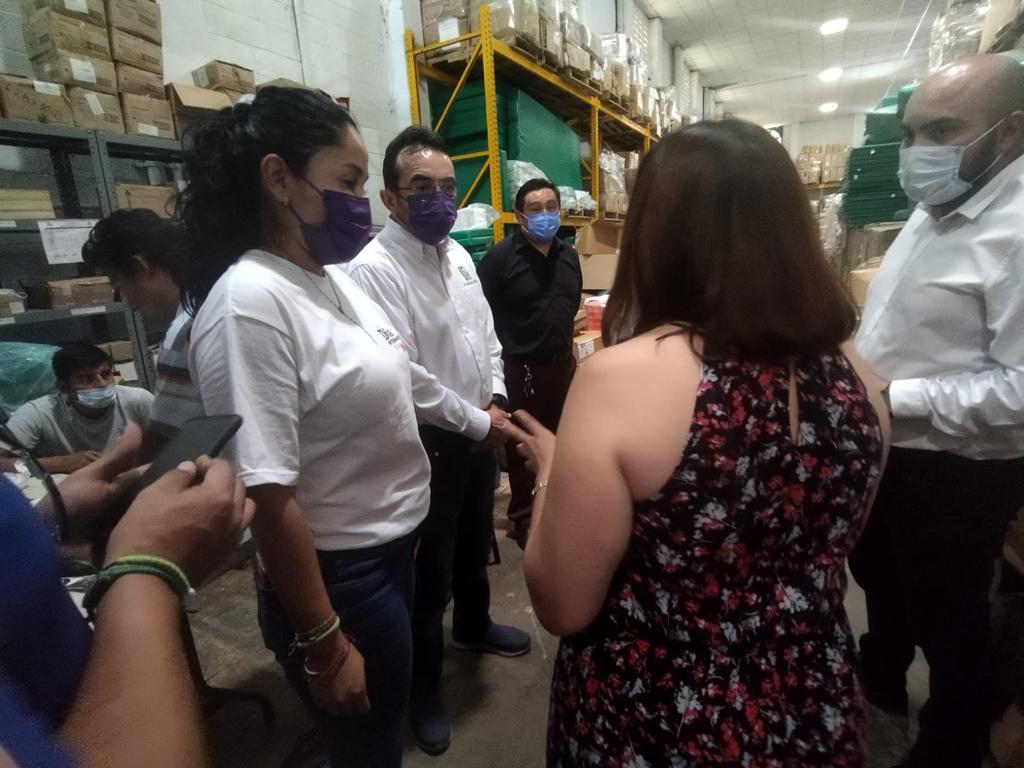 Miguel Ángel Van-Dick Puga, lleva a cabo recorridos en todas las áreas de trabajo