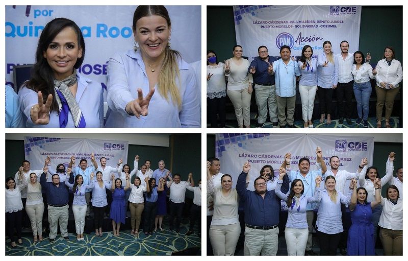 Laura Fernández asiste a entrega de solicitudes de registro de aspirantes a diputados del PAN