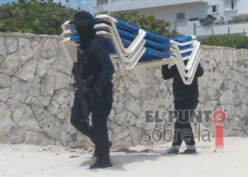 En temporada de “spring break” retoman operativo “playa segura” en zona hotelera de Cancún
