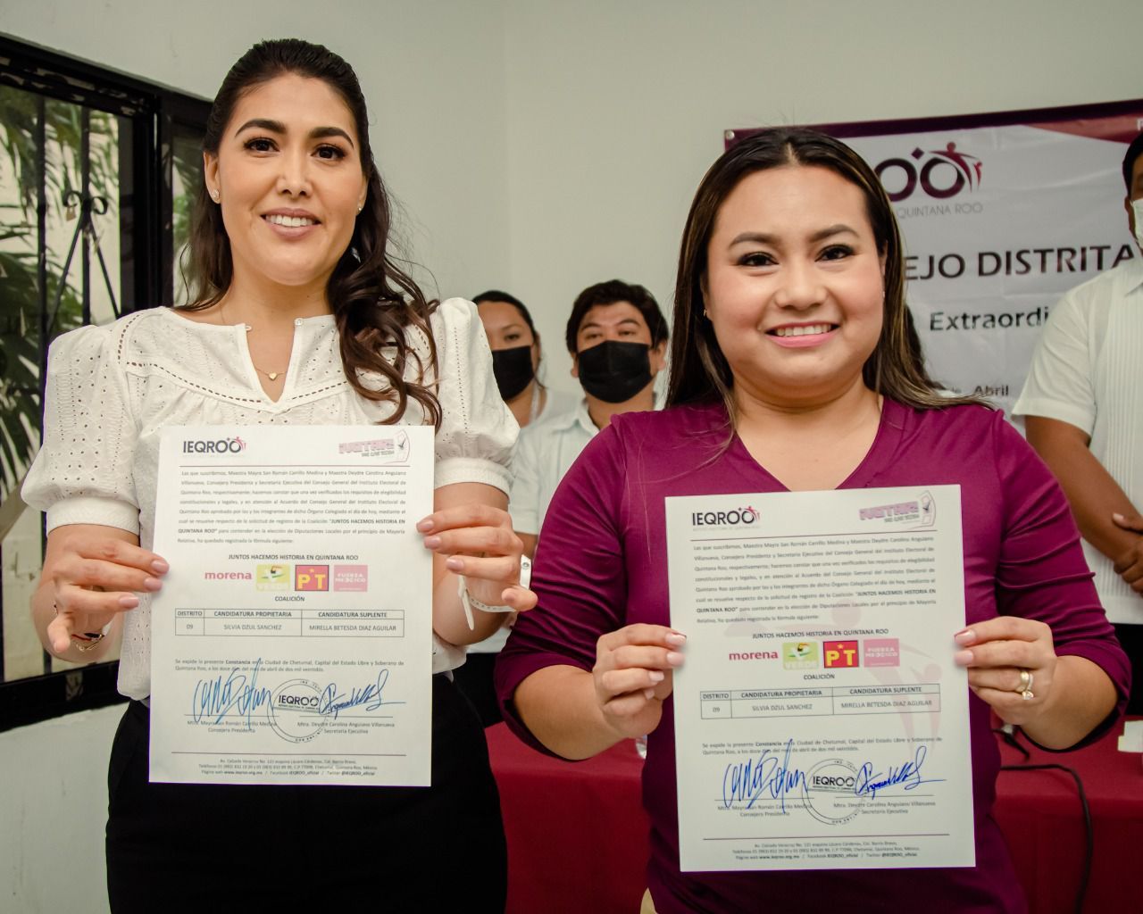 Silvia Dzul Sánchez ya es candidata oficial de la coalición “Juntos Hacemos Historia”