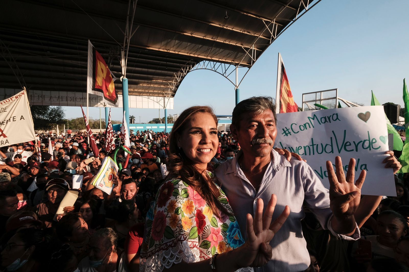 Mara Lezama exhorta a los quintanarroenses a ser actores de la transformación con la primera mujer gobernadora