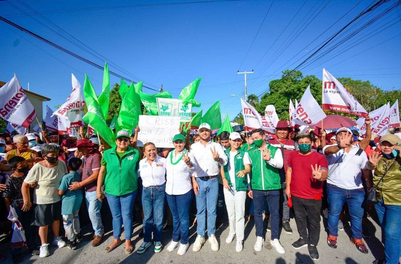 Con unidad y compromiso, vamos a consolidar la Cuarta Transformación en Quintana Roo: Pablo Bustamante