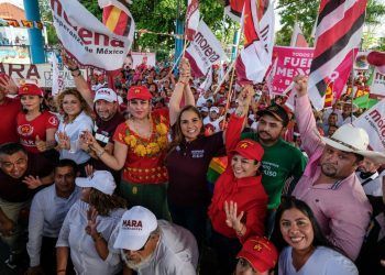 ¡Nunca más olvido y abandono” expresó Mara Lezama en Bacalar al referirse a las comunidades de la zona maya