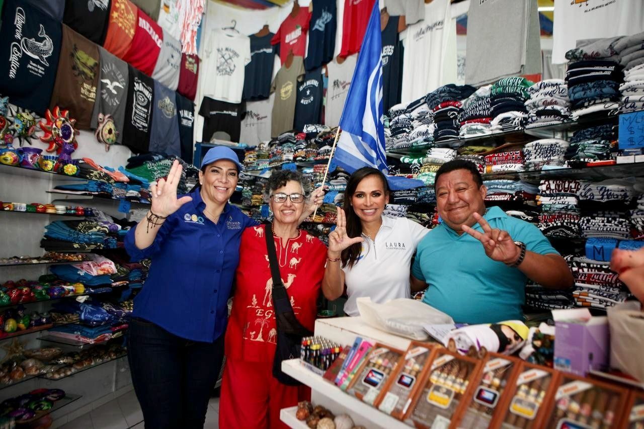 Laura Fernández se compromete a mejorar en serio la infraestructura de Isla Mujeres