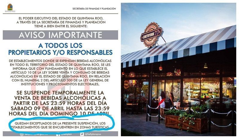 Si habrá ley seca este fin de semana