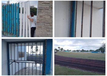 Mantiene Tony López cerrada pista de tartán de la Unidad Bicentenario