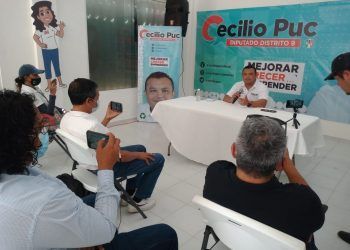 Cecilio Puc legislará para recuperar la tranquilidad de nuestras familias