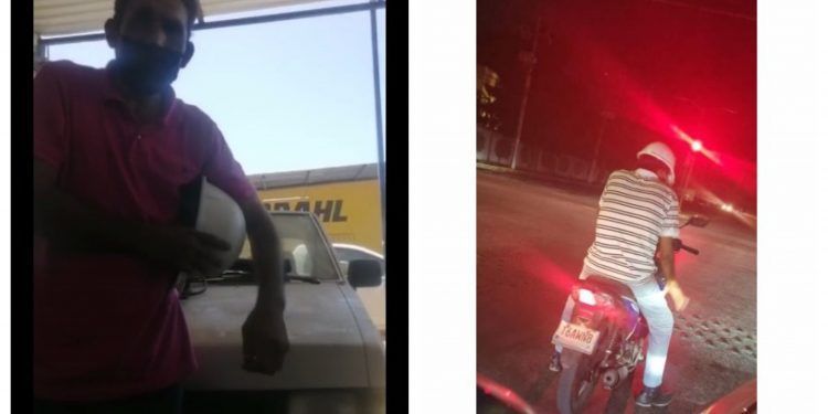 Exhiben a rata de dos patas que ofrece autopartes