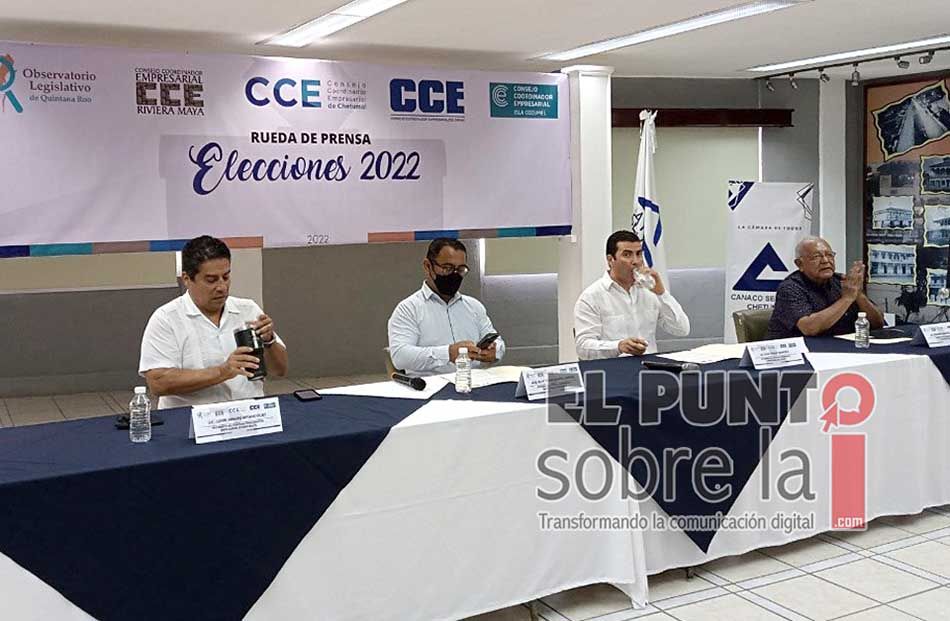 Sector empresarial de Quintana Roo convoca a candidatos a gubernatura a firma de compromisos
