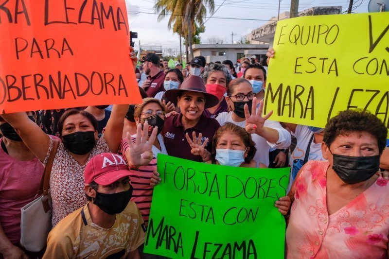 Mara Lezama regresó a Chetumal, la capital a la que todavía tiene se le tiene una deuda histórica