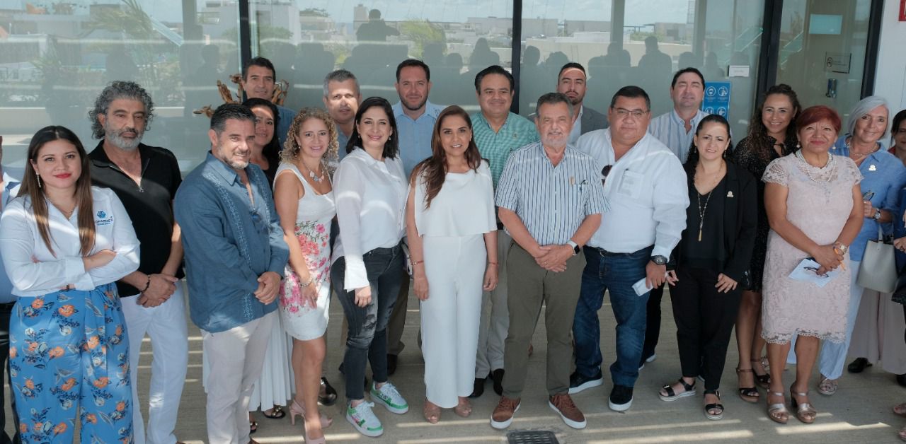 Líderes empresariales de la Coparmex, Amexme y AMPI dialogaron con Mara Lezama, candidata de Morena al gobierno de Quintana Roo